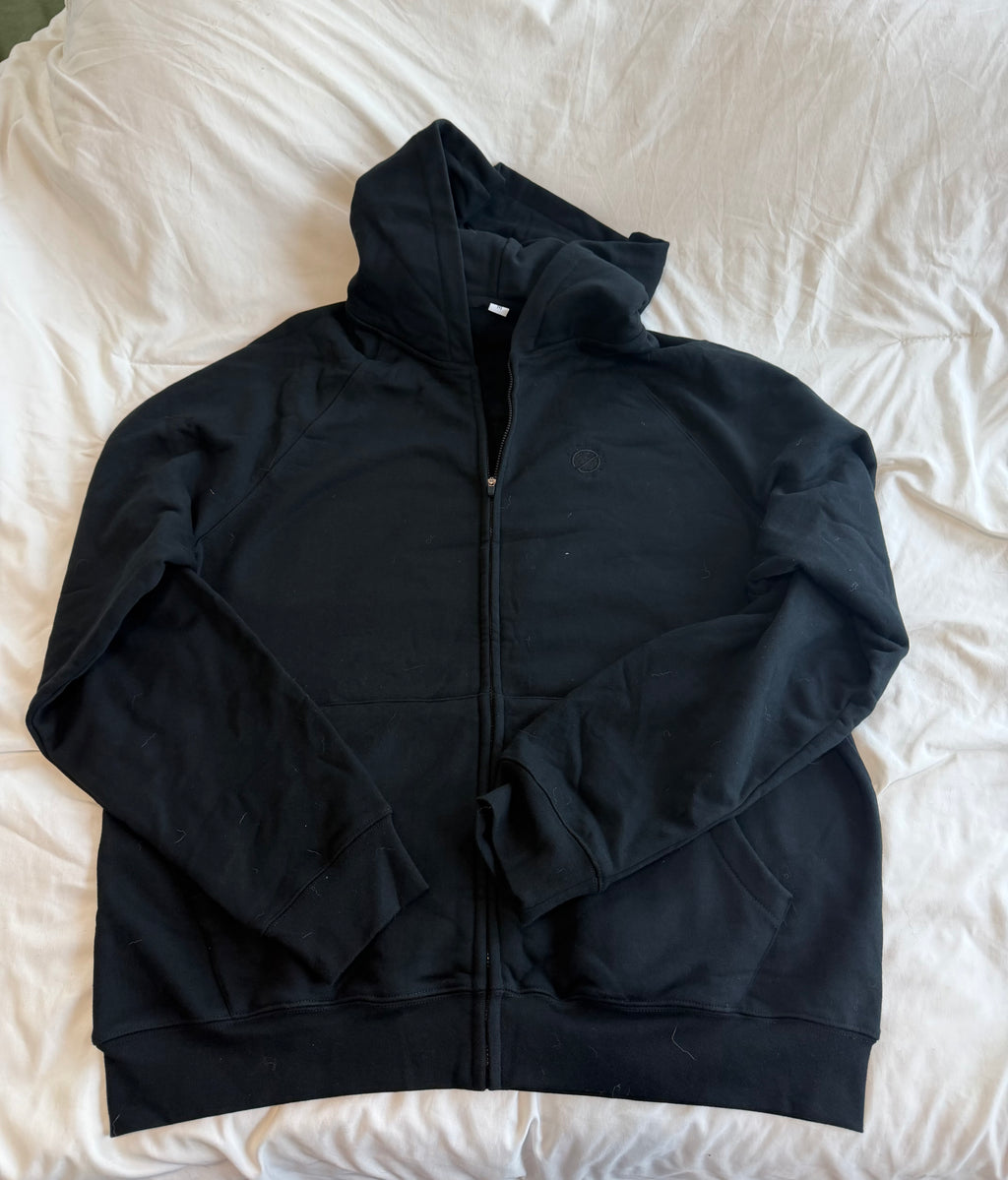 Black web Hoodie (DOWNSIZE IT RUNS BIG)